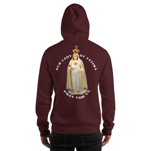 Our Lady of Fatima Pray for Us Men's Hoodie