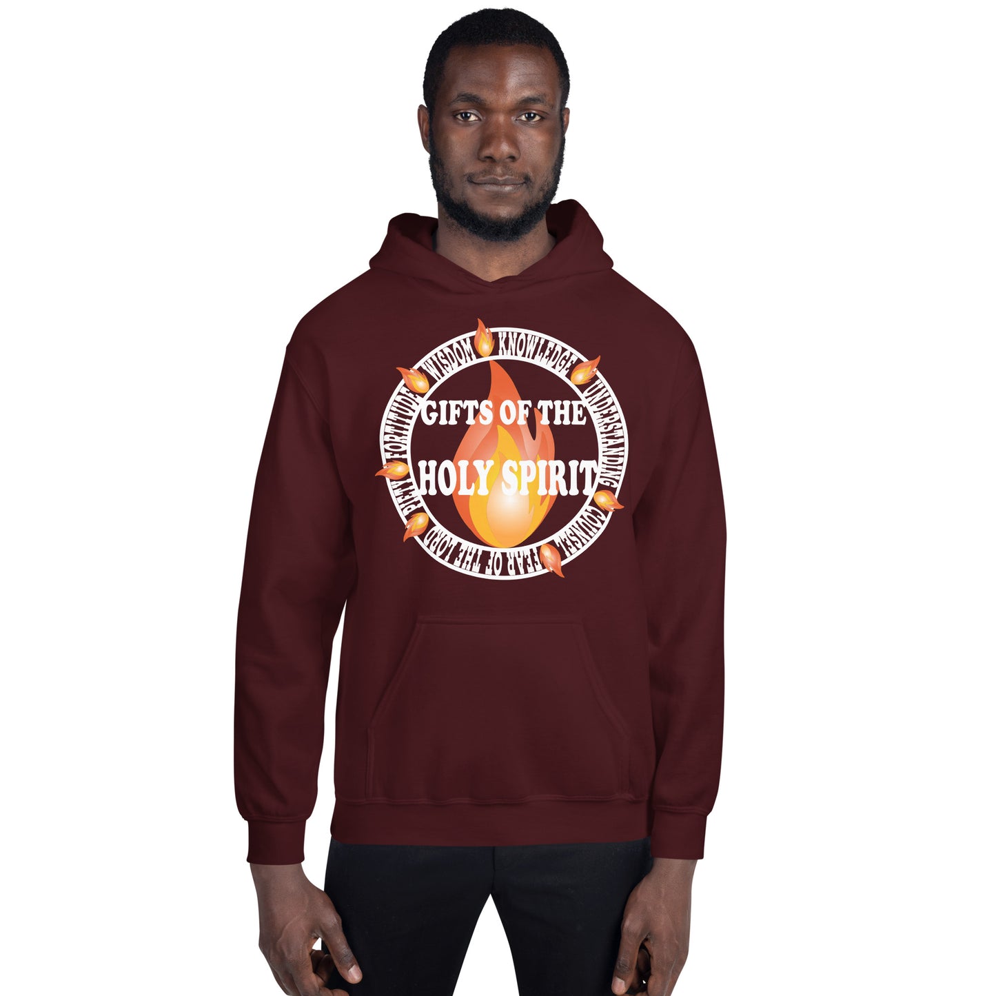 Gifts of the Holy Spirit Men's Christian Hoodie