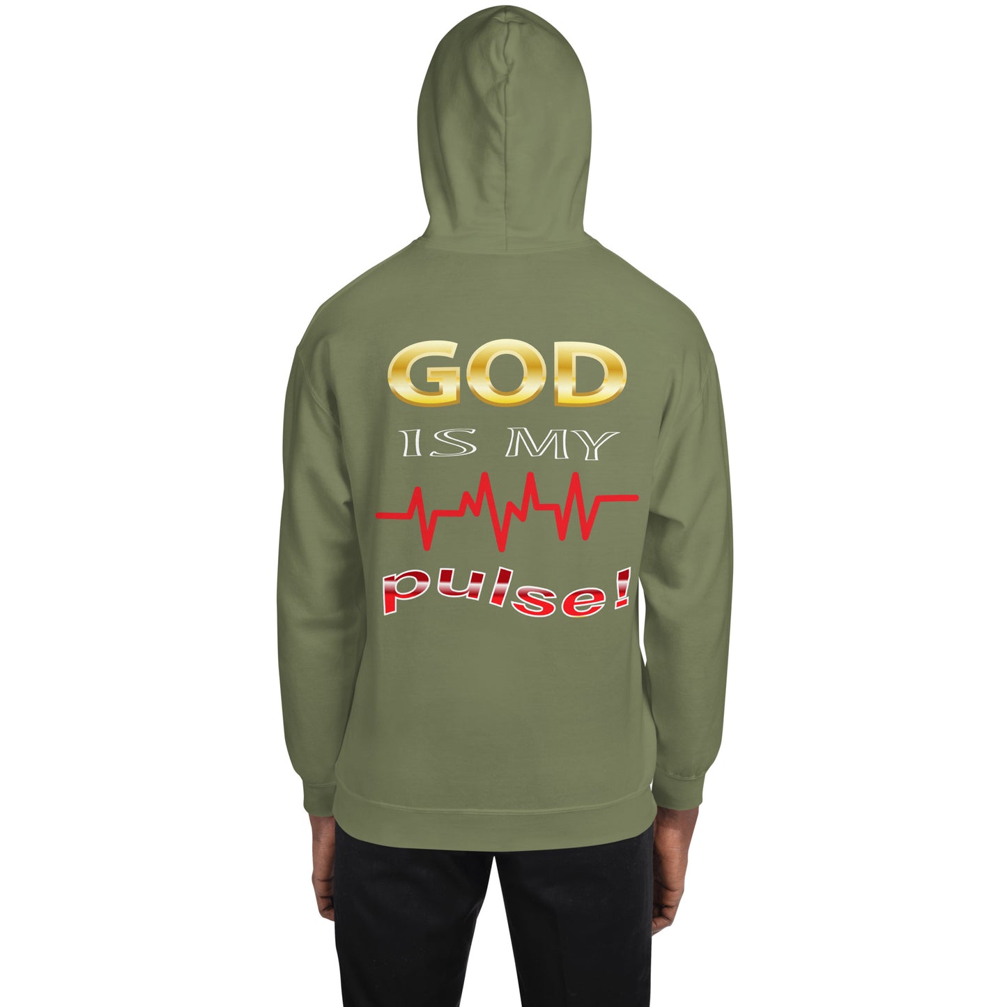 God Is My Pulse Men's Hoodie