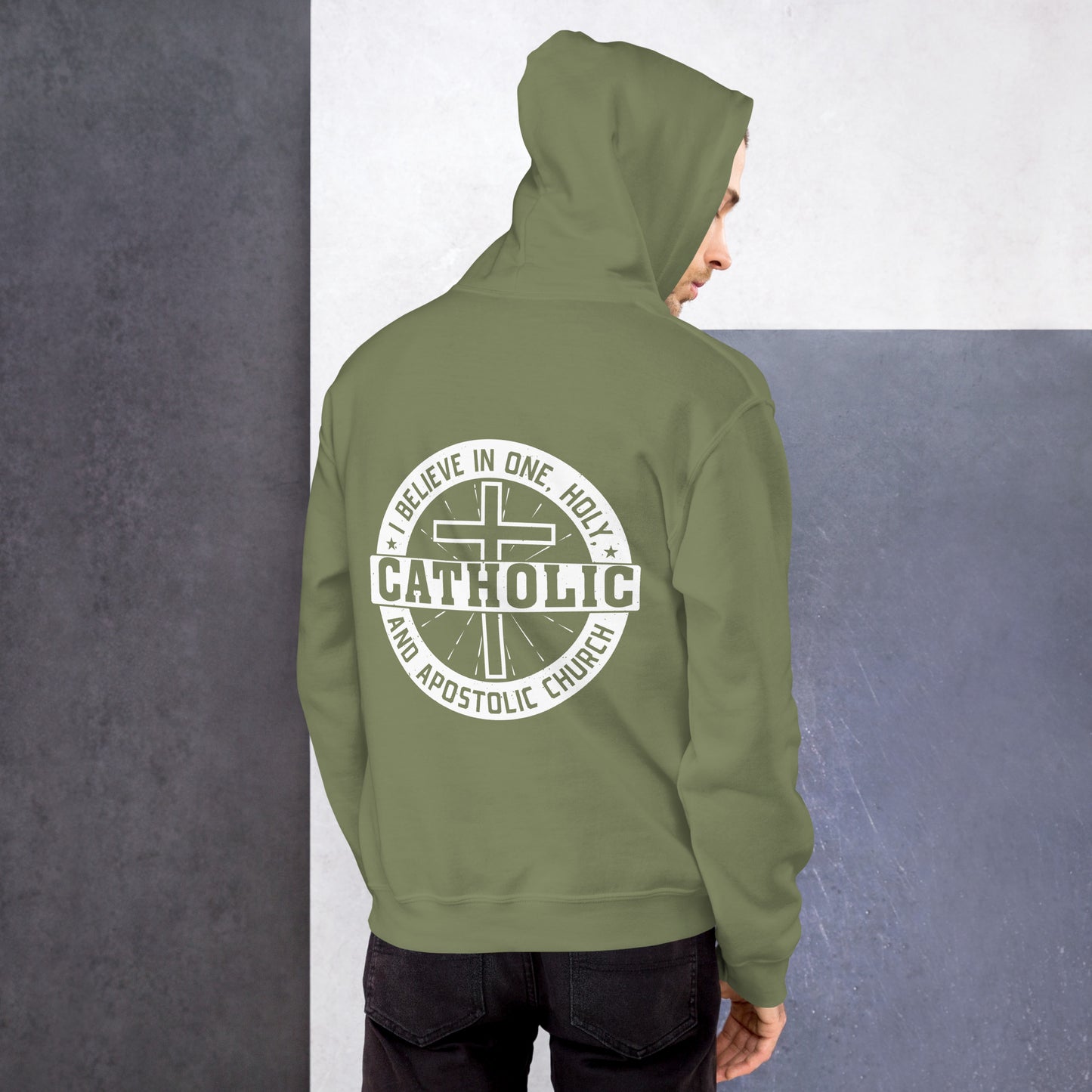 I Believe in One, Holy, Catholic and Apostolic Church Men's Hoodie