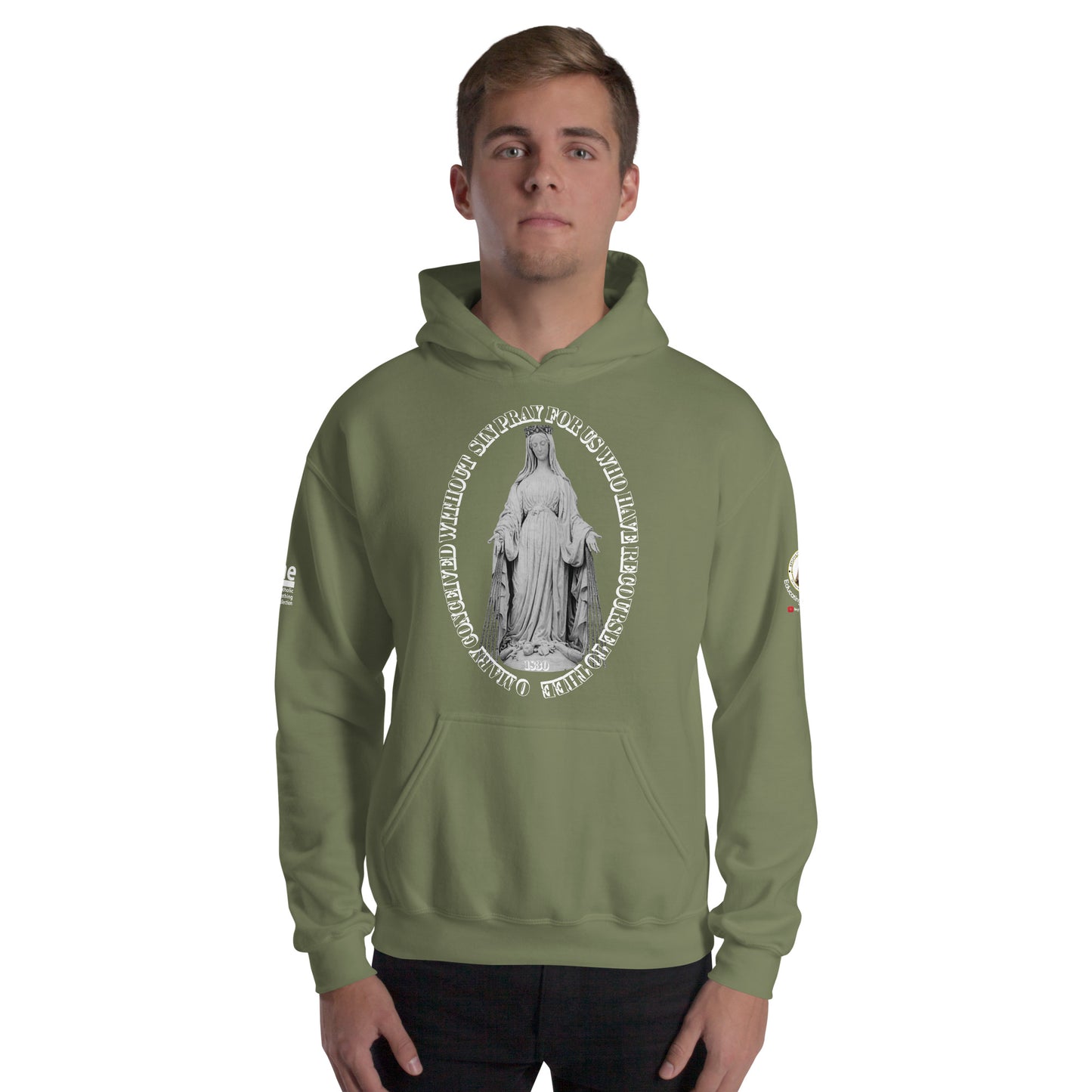 Miraculous Medal Men's Hoodie