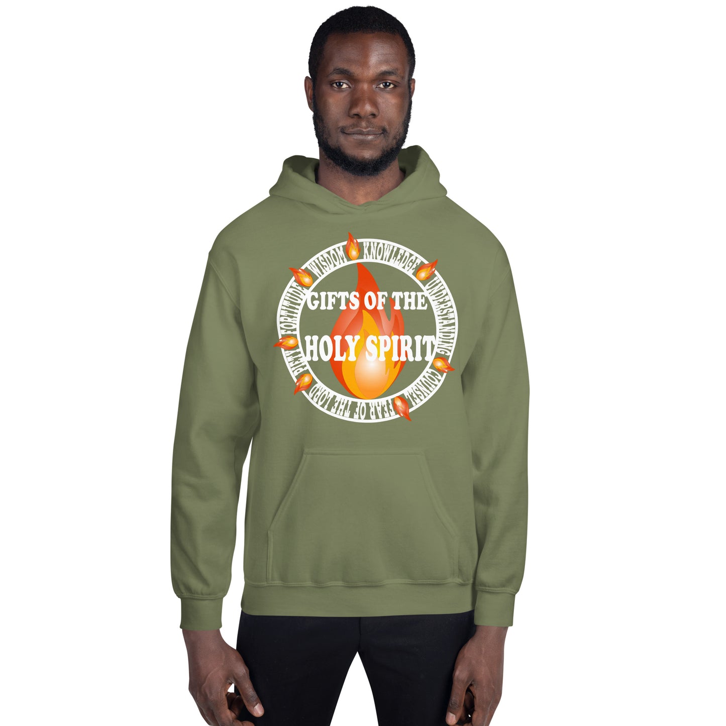 Gifts of the Holy Spirit Men's Christian Hoodie