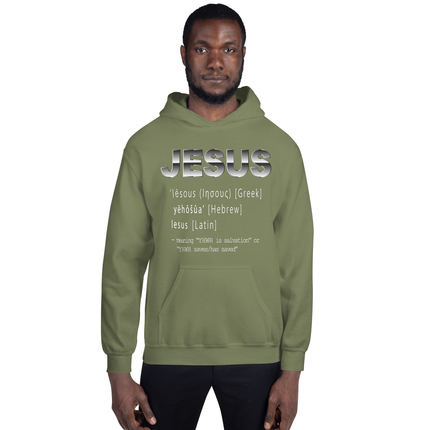 Jesus Name Men's Christian Hoodie