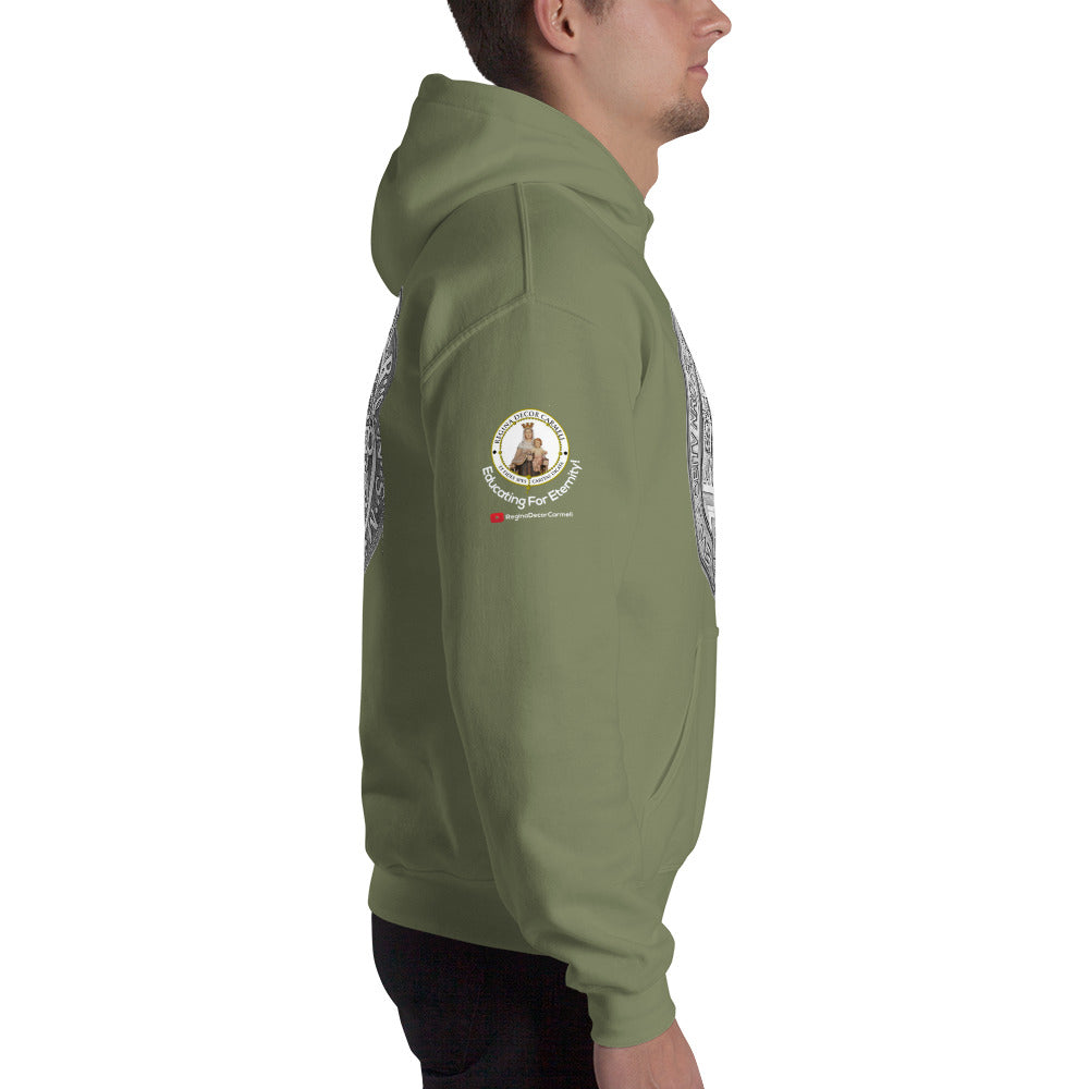 St Benedict Medal Men's Hoodie