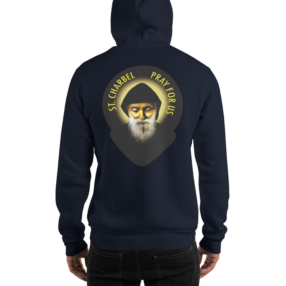 St Charbel Pray For Us Men's Hoodie