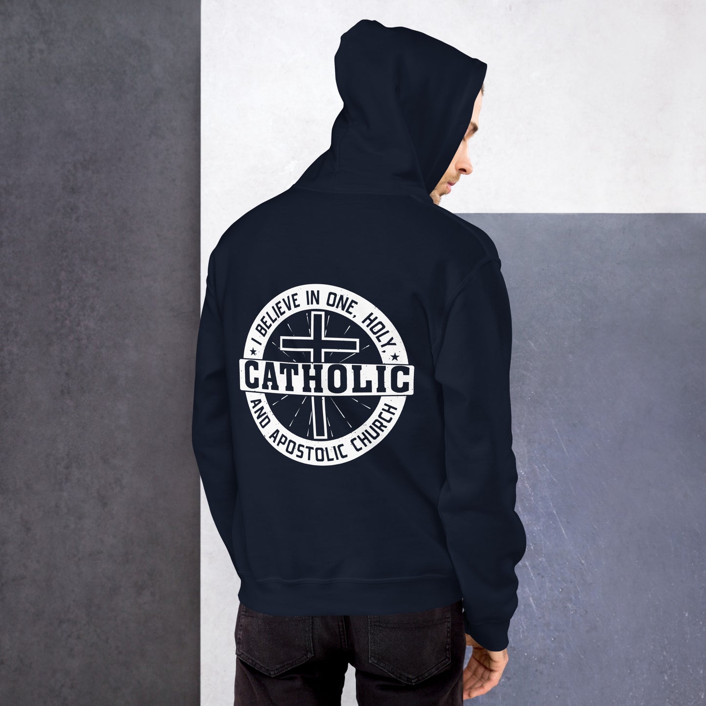 I Believe in One, Holy, Catholic and Apostolic Church Men's Hoodie