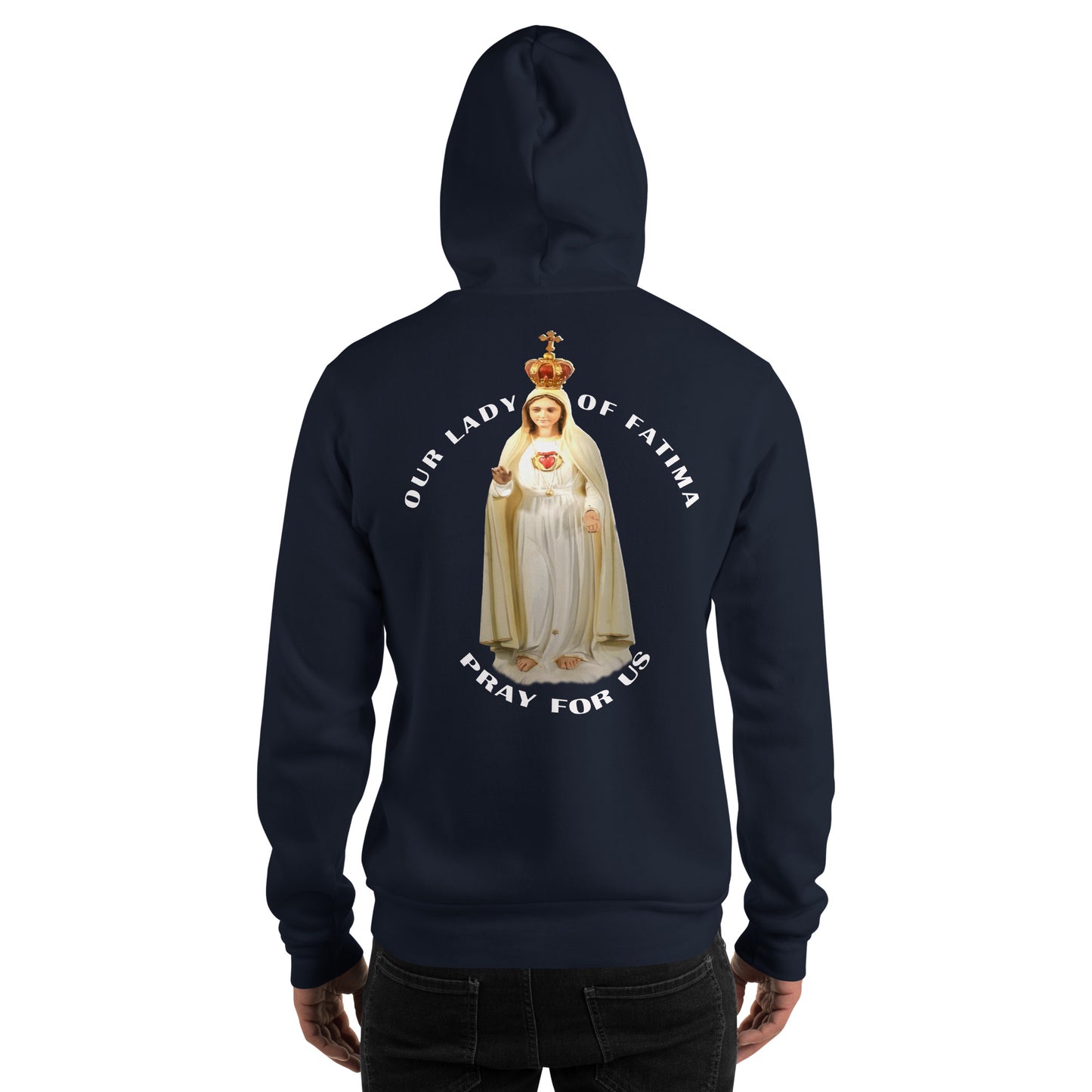 Our Lady of Fatima Pray for Us Men's Hoodie