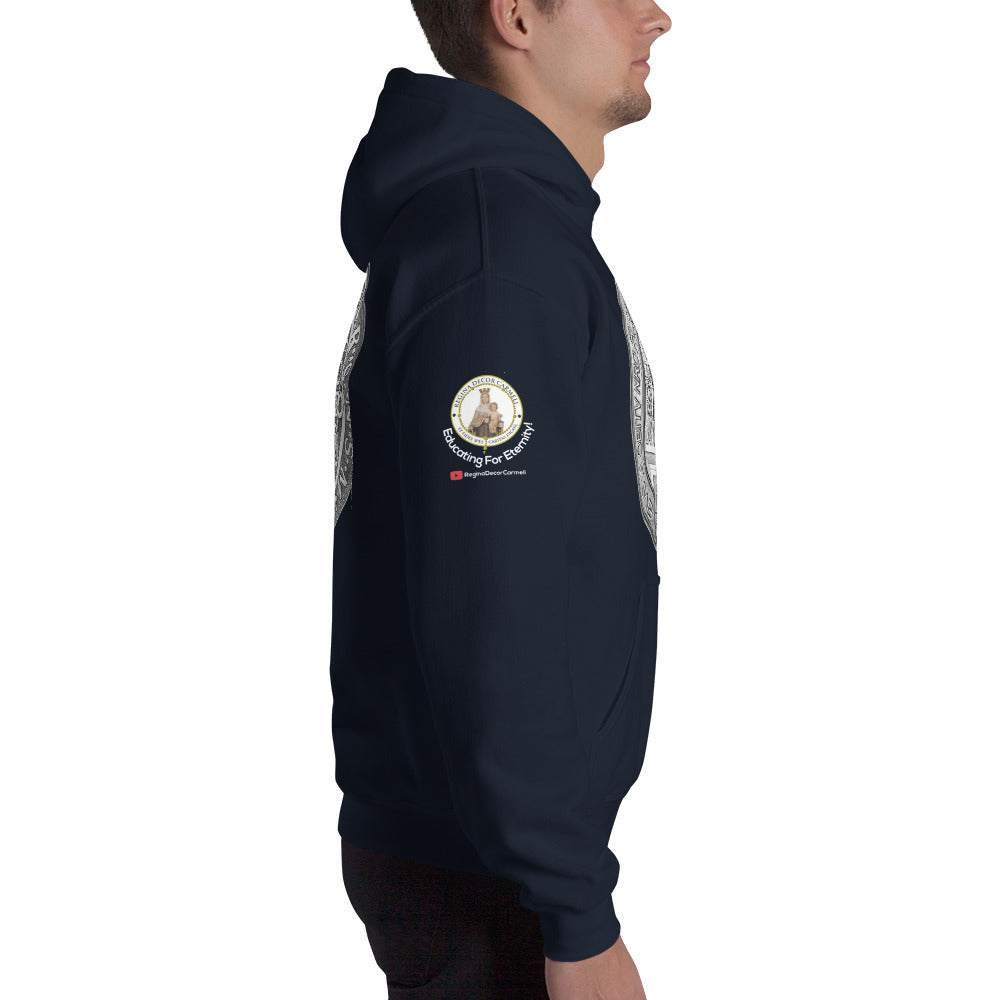 St Benedict Medal Men's Hoodie