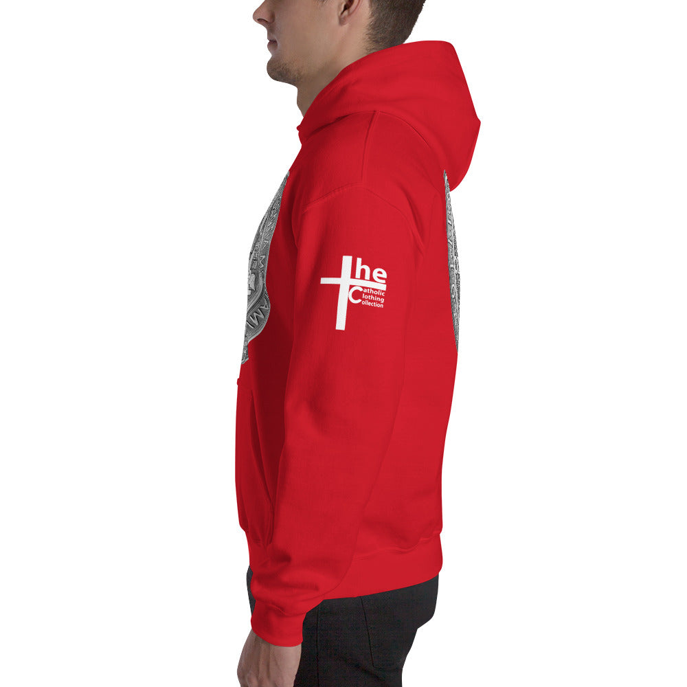 St Benedict Medal Men's Hoodie