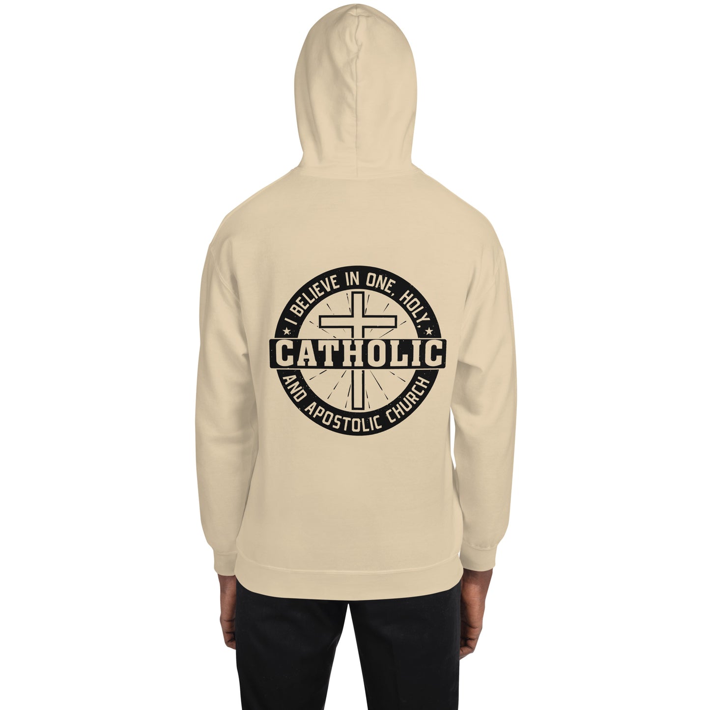 I Believe in One, Holy, Catholic and Apostolic Church Men's Hoodie