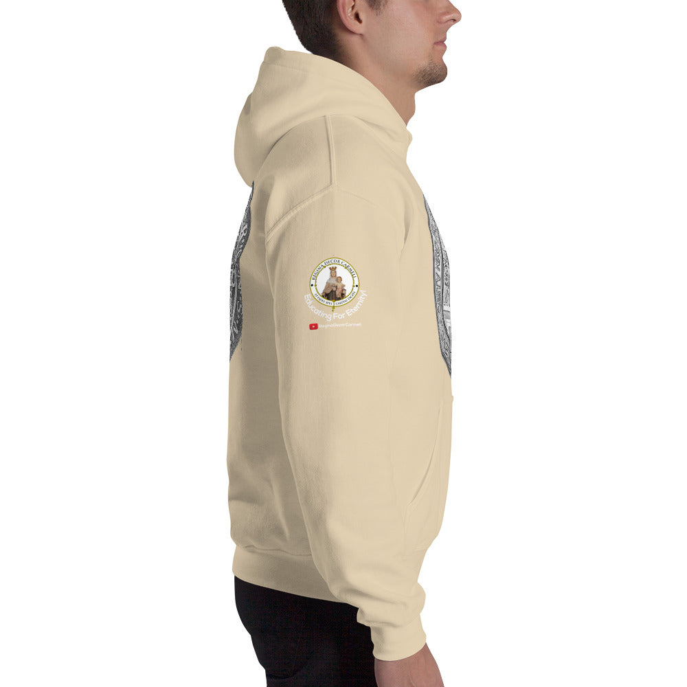 St Benedict Medal Men's Hoodie