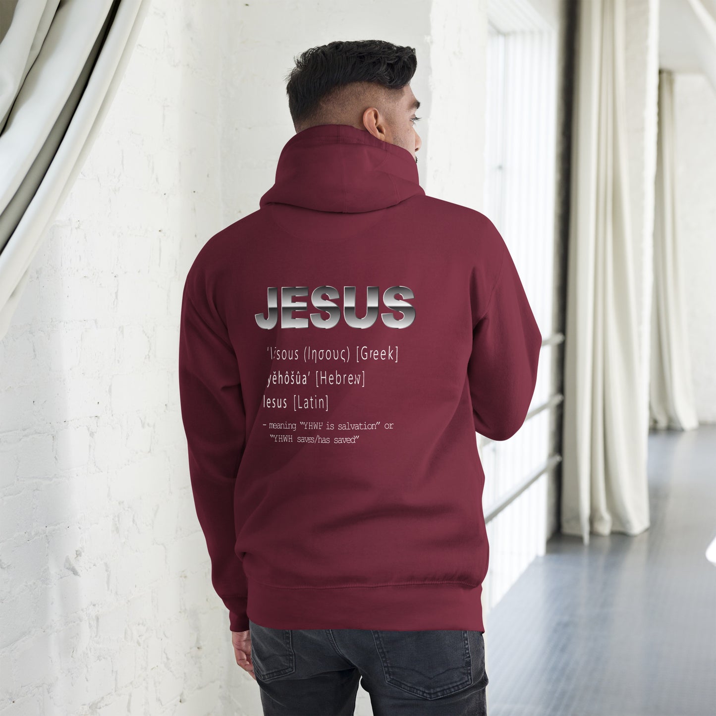 Jesus Name Men's Hoodie