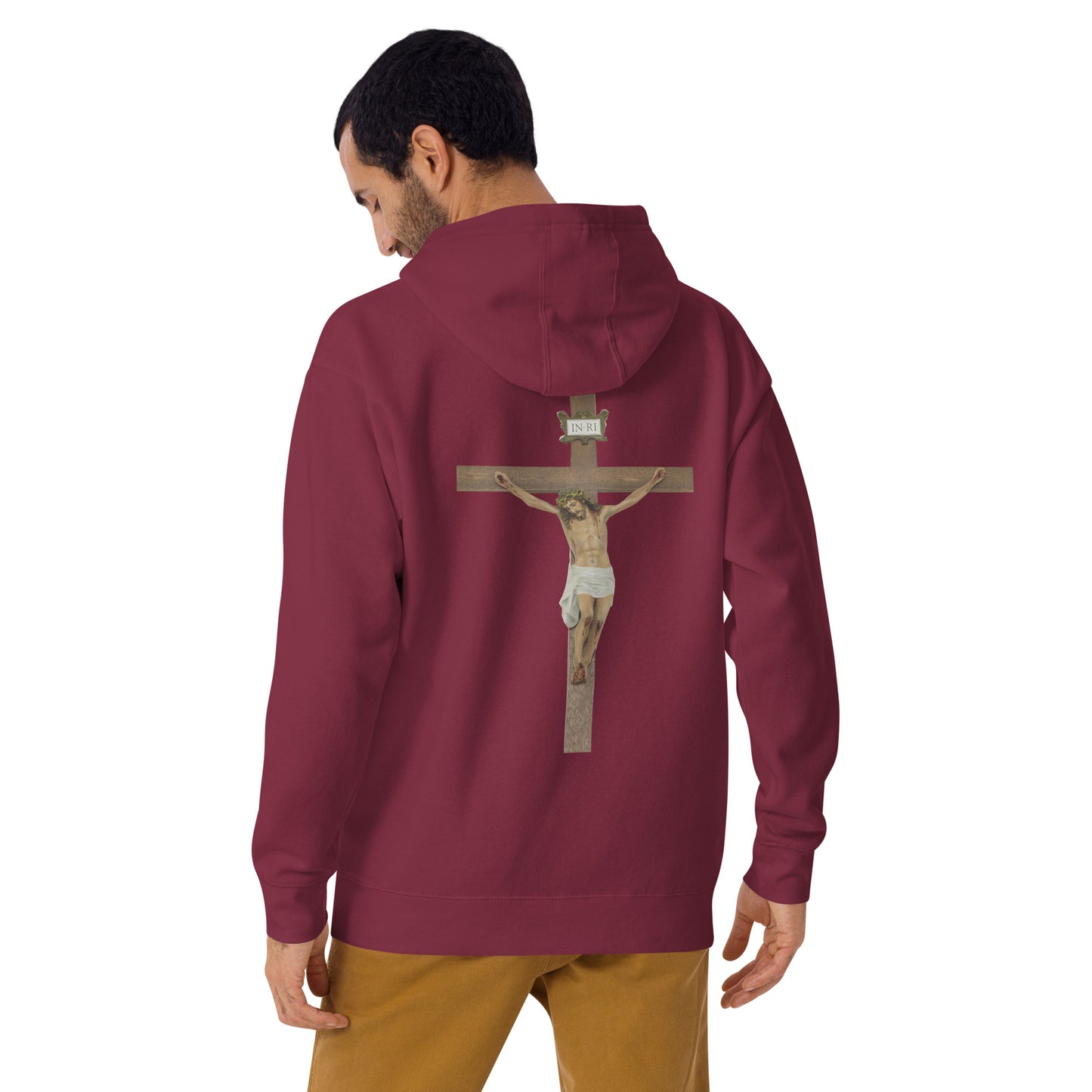 Jesus Crucified Men's Hoodie