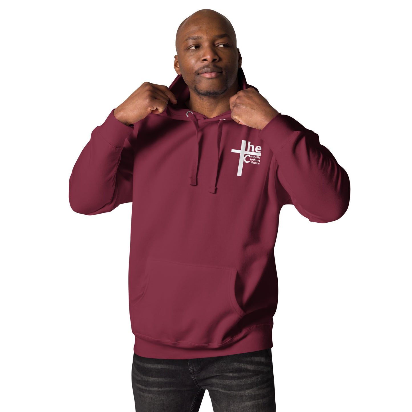 St Michael Archangel with Prayer Men's Hoodie