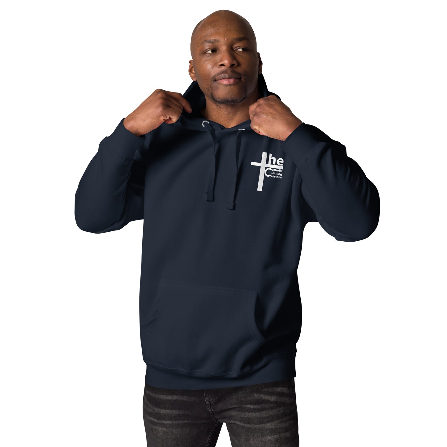 St Michael Archangel with Prayer Men's Hoodie