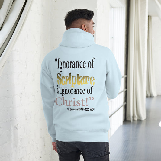 Ignorance of Scripture - St Jerome Men's Hoodie