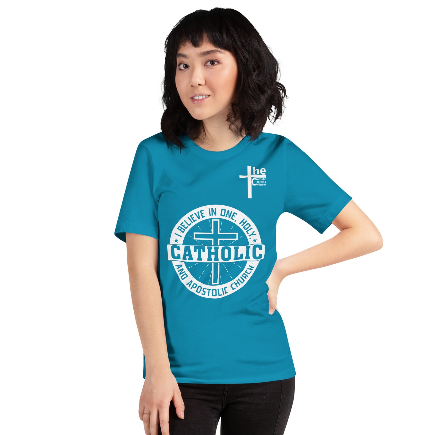 I Believe in One, Holy, Catholic and Apostolic Church Women's t-Shirt