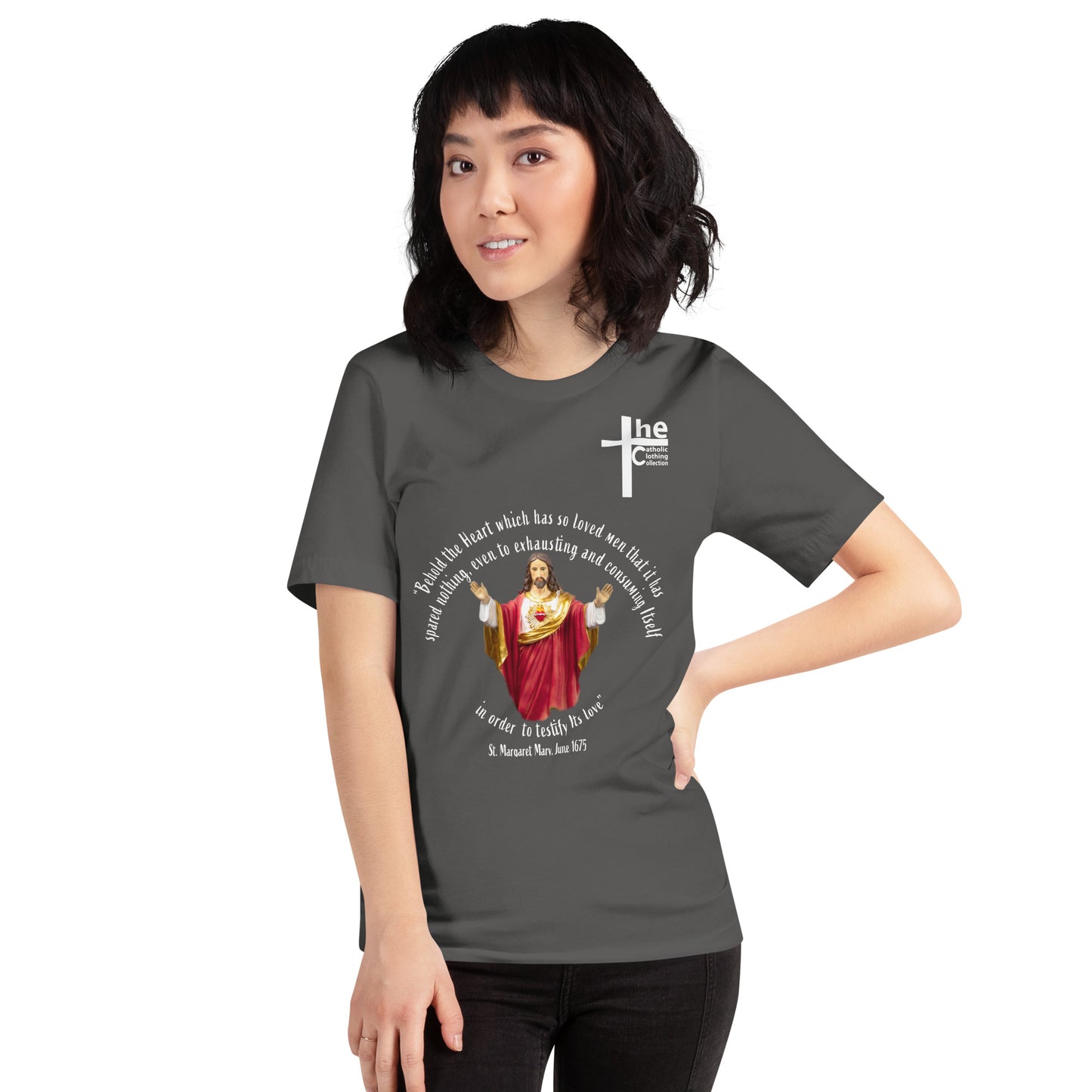 Sacred Heart of Jesus - St Margaret Mary 1675 Women's t-Shirt