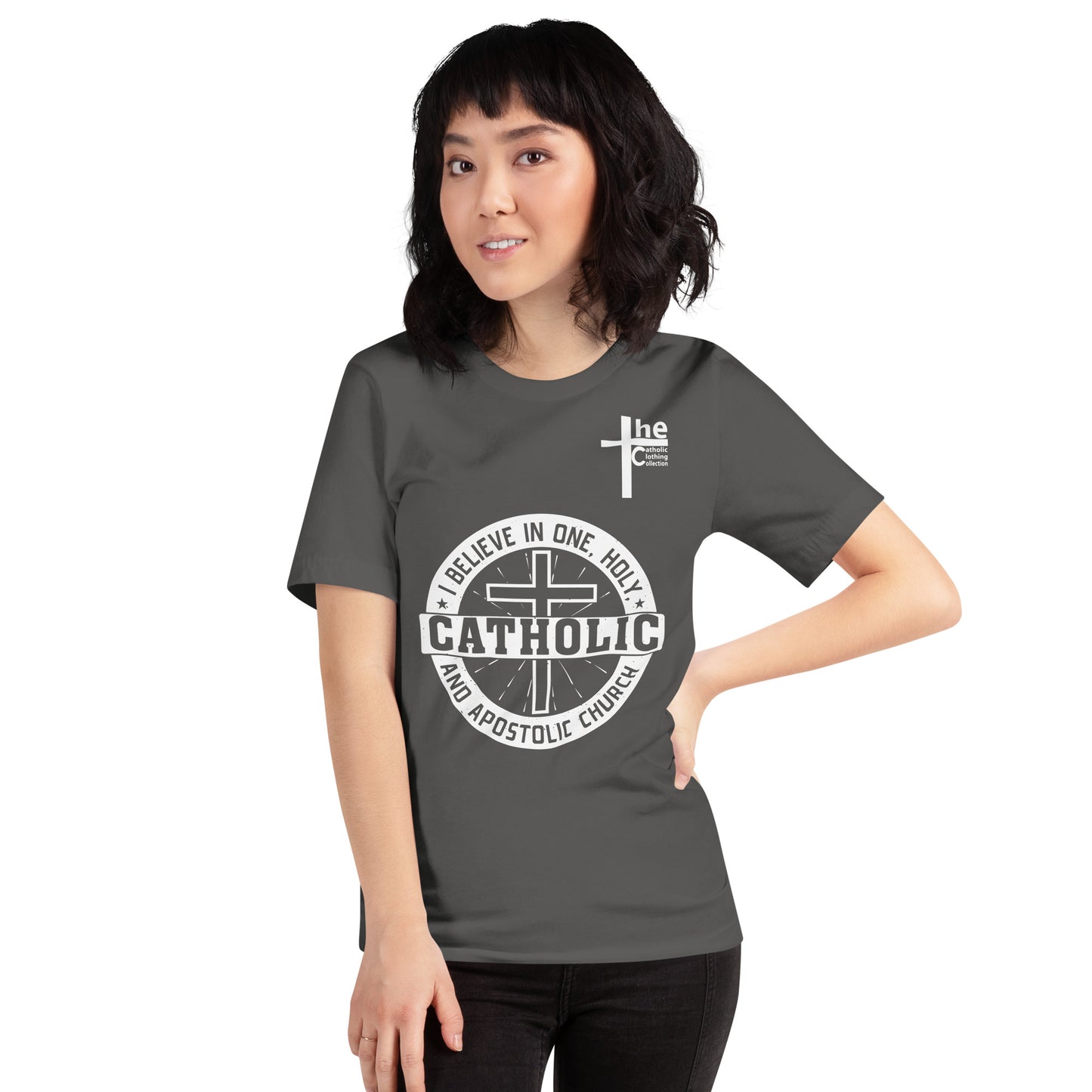 I Believe in One, Holy, Catholic and Apostolic Church Women's t-Shirt