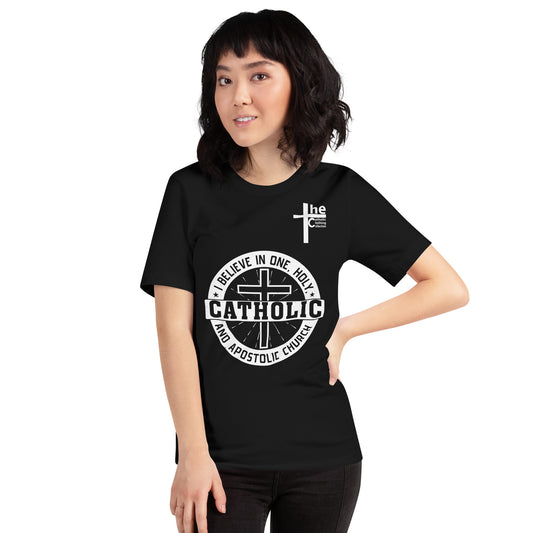 I Believe in One, Holy, Catholic and Apostolic Church Women's t-Shirt