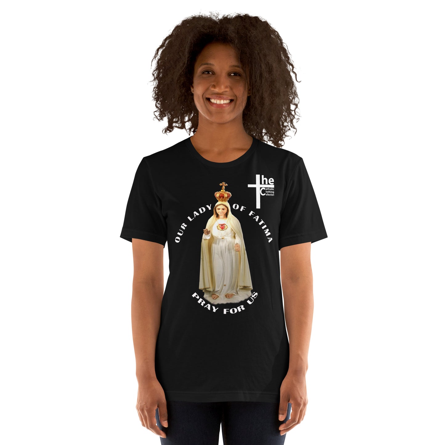 Our Lady of Fatima Pray for Us Women's t-Shirt