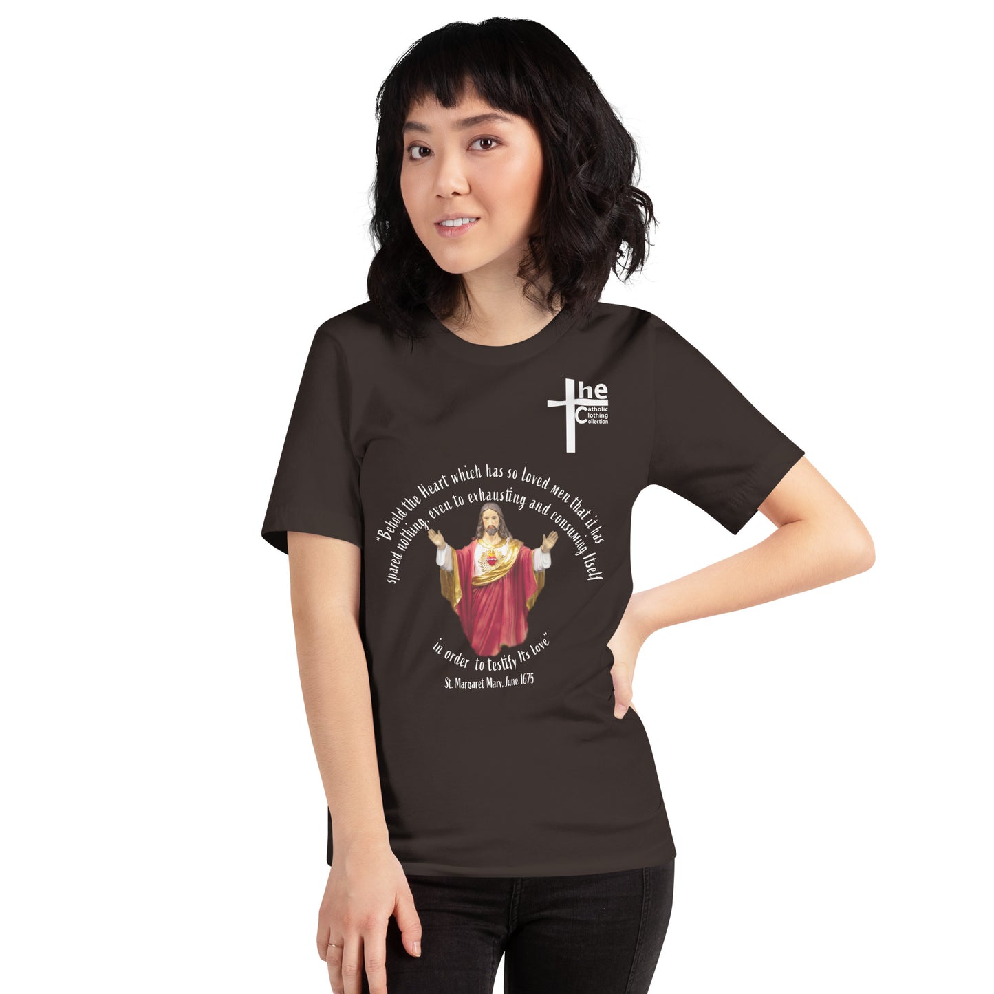 Sacred Heart of Jesus - St Margaret Mary 1675 Women's t-Shirt