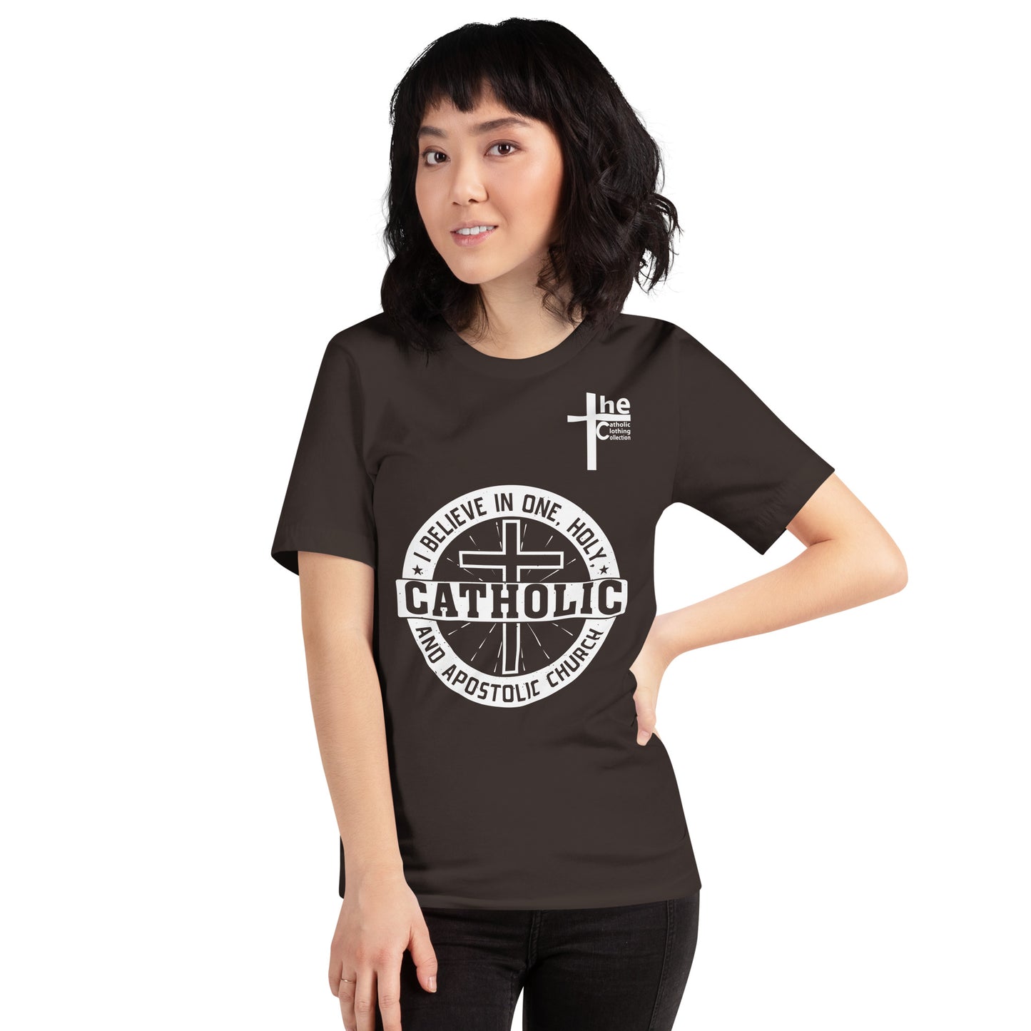 I Believe in One, Holy, Catholic and Apostolic Church Women's t-Shirt