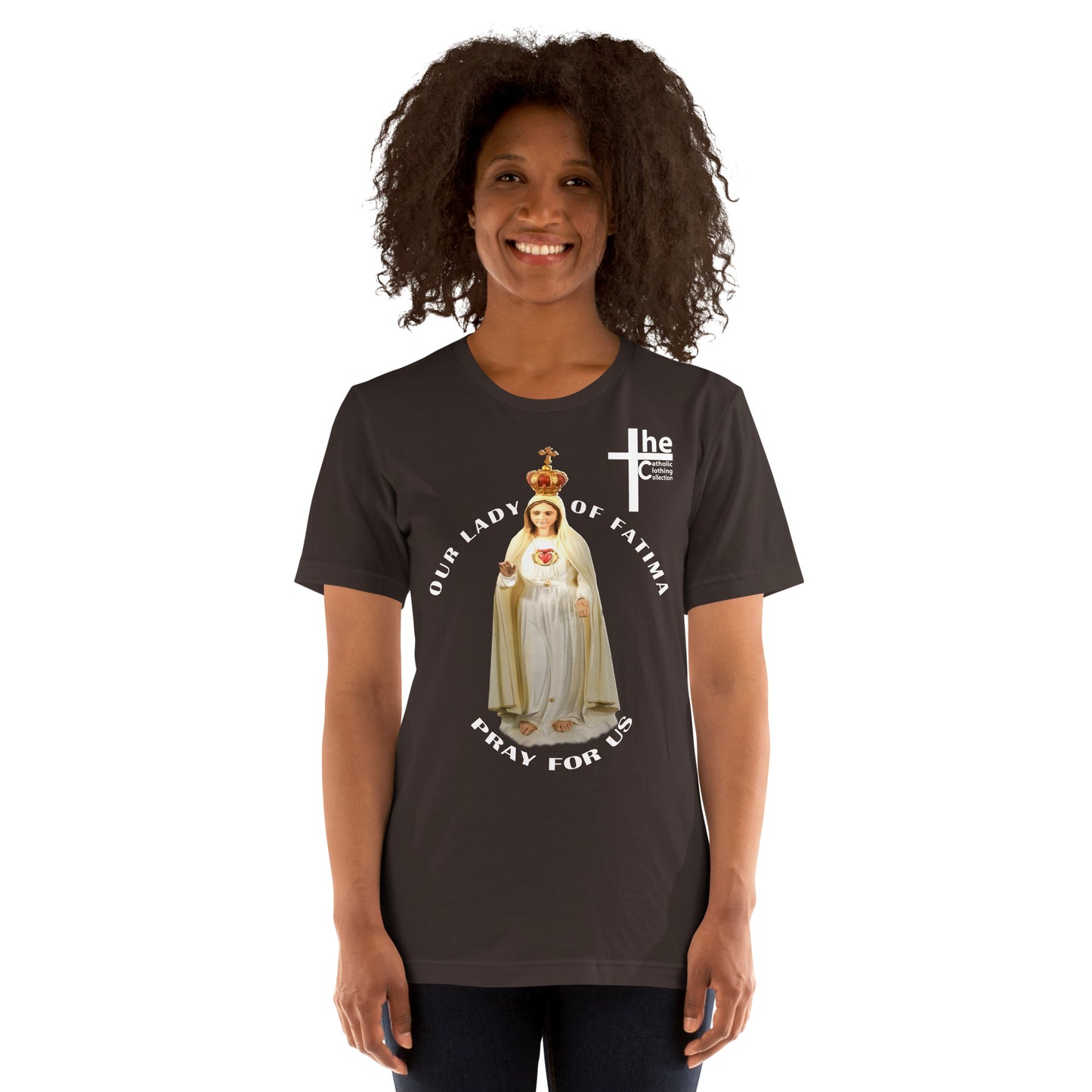 Our Lady of Fatima Pray for Us Women's t-Shirt