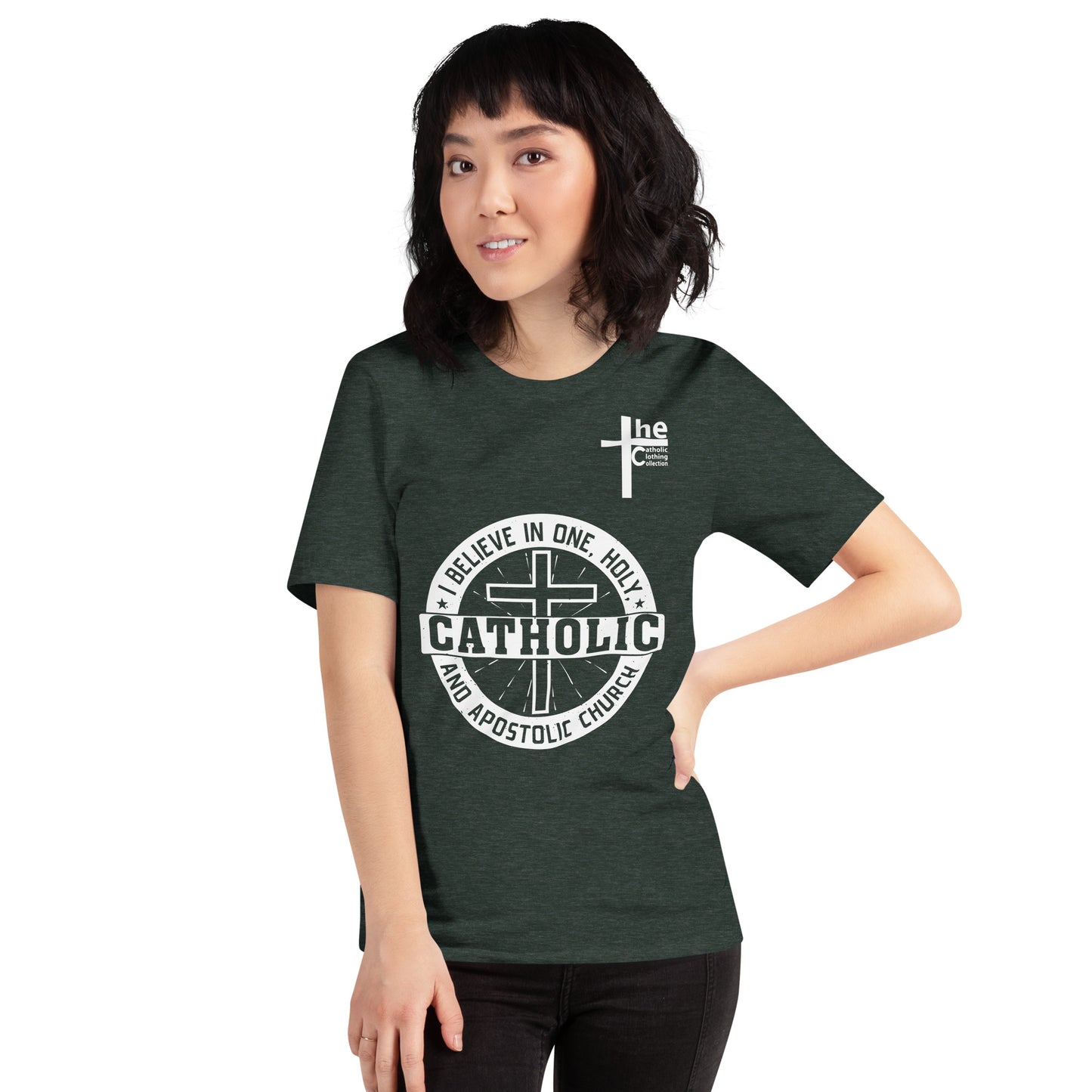 I Believe in One, Holy, Catholic and Apostolic Church Women's t-Shirt