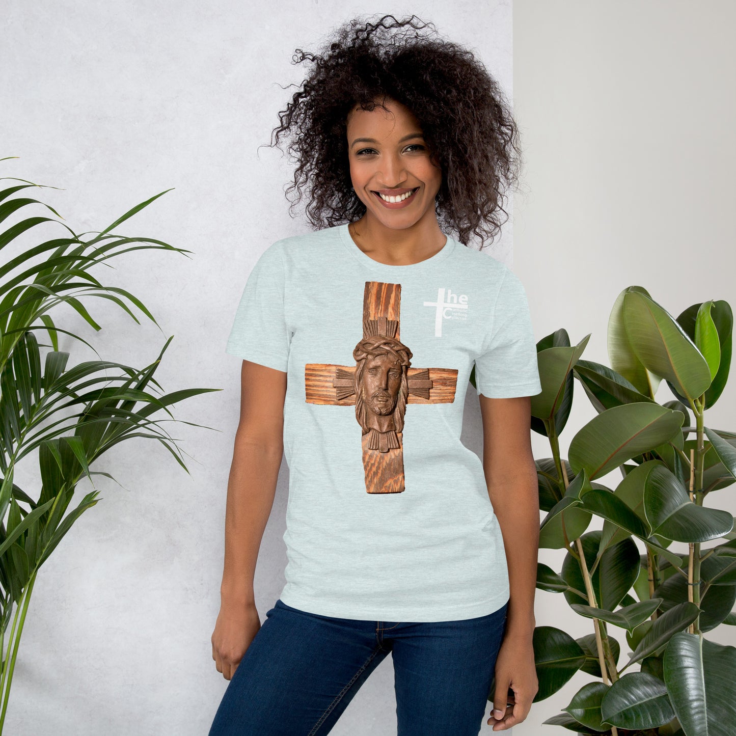 Face of Jesus on Cross Women's  t-Shirt