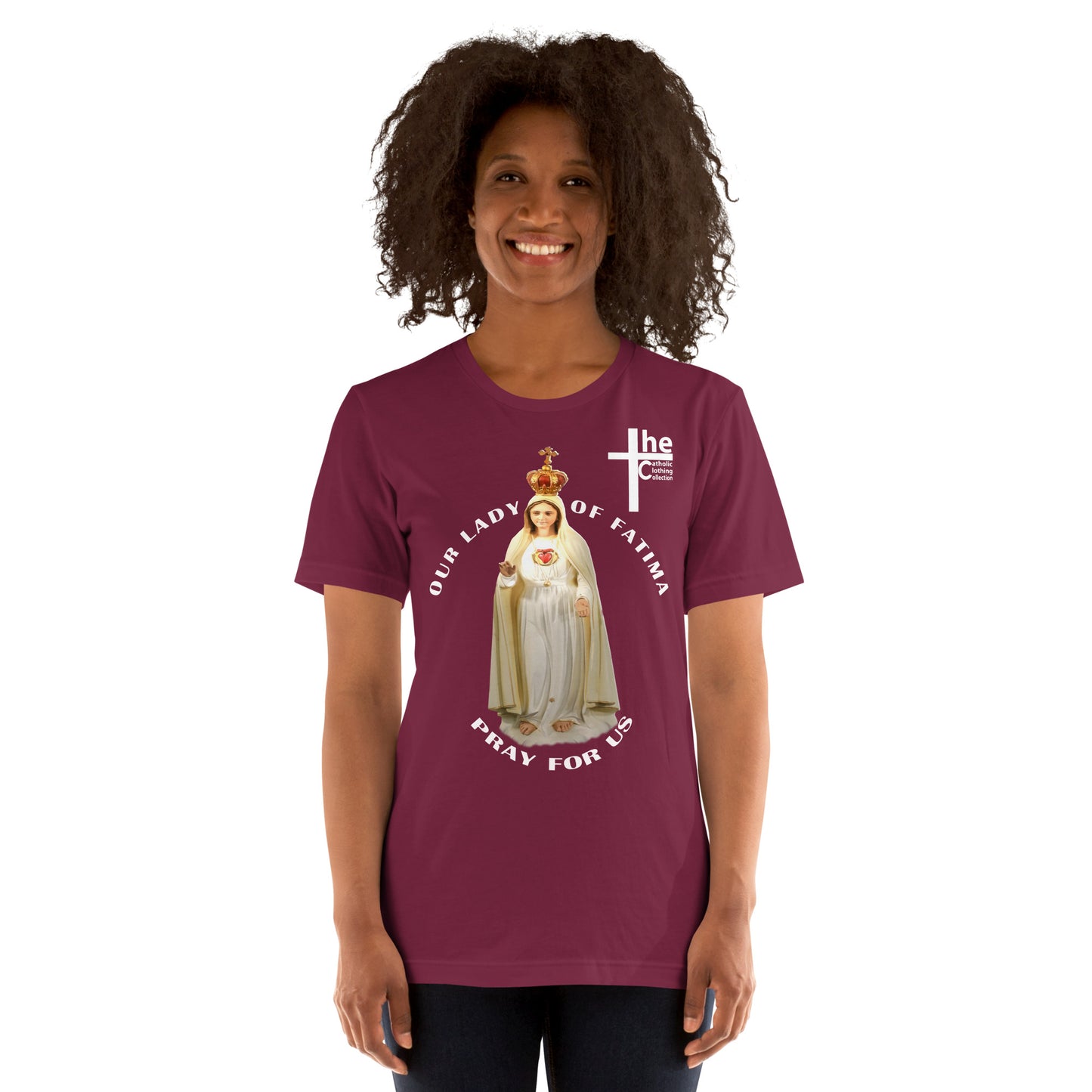 Our Lady of Fatima Pray for Us Women's t-Shirt