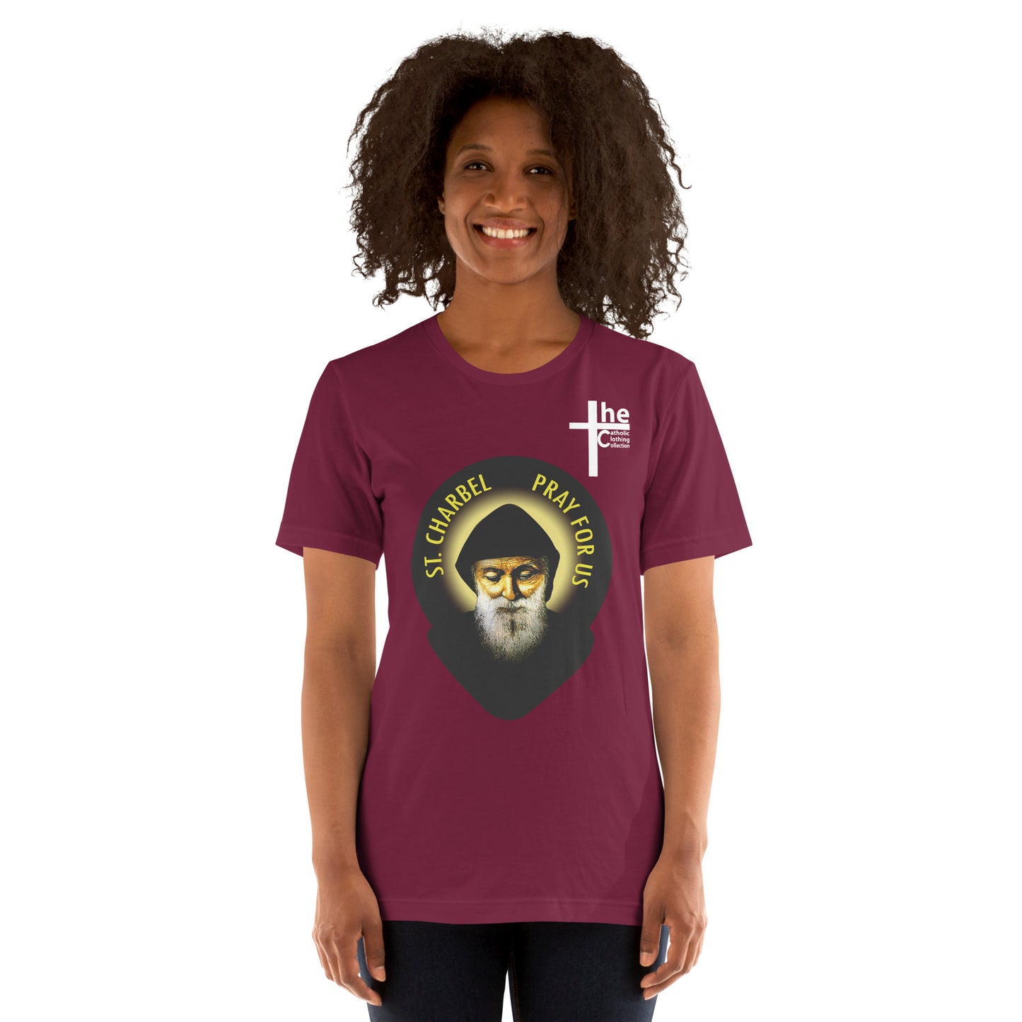 St Charbel Pray For Us Women's t-Shirt