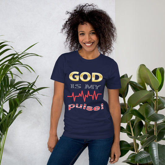 God Is My Pulse Women's Christian t-Shirt