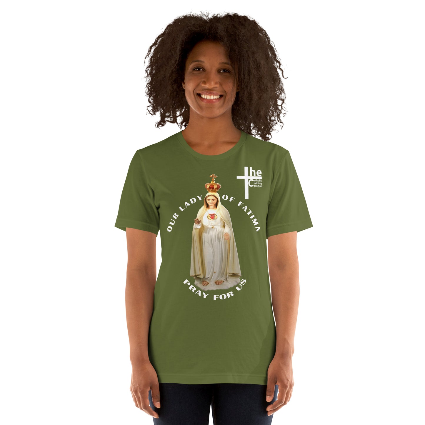 Our Lady of Fatima Pray for Us Women's t-Shirt