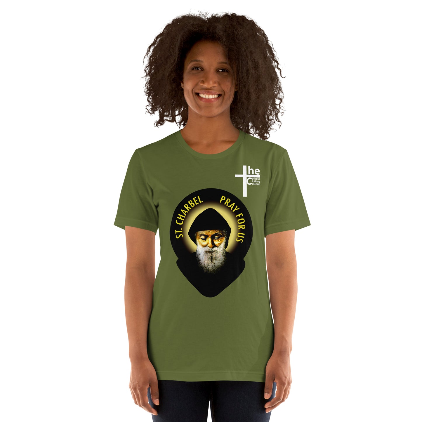 St Charbel Pray For Us Women's t-Shirt