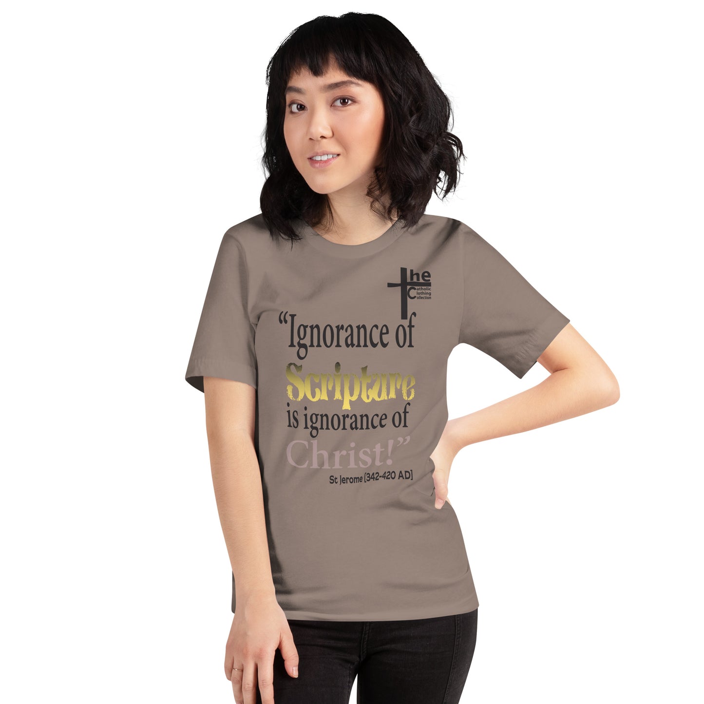 Ignorance of Scripture St Jerome Women's t-Shirt