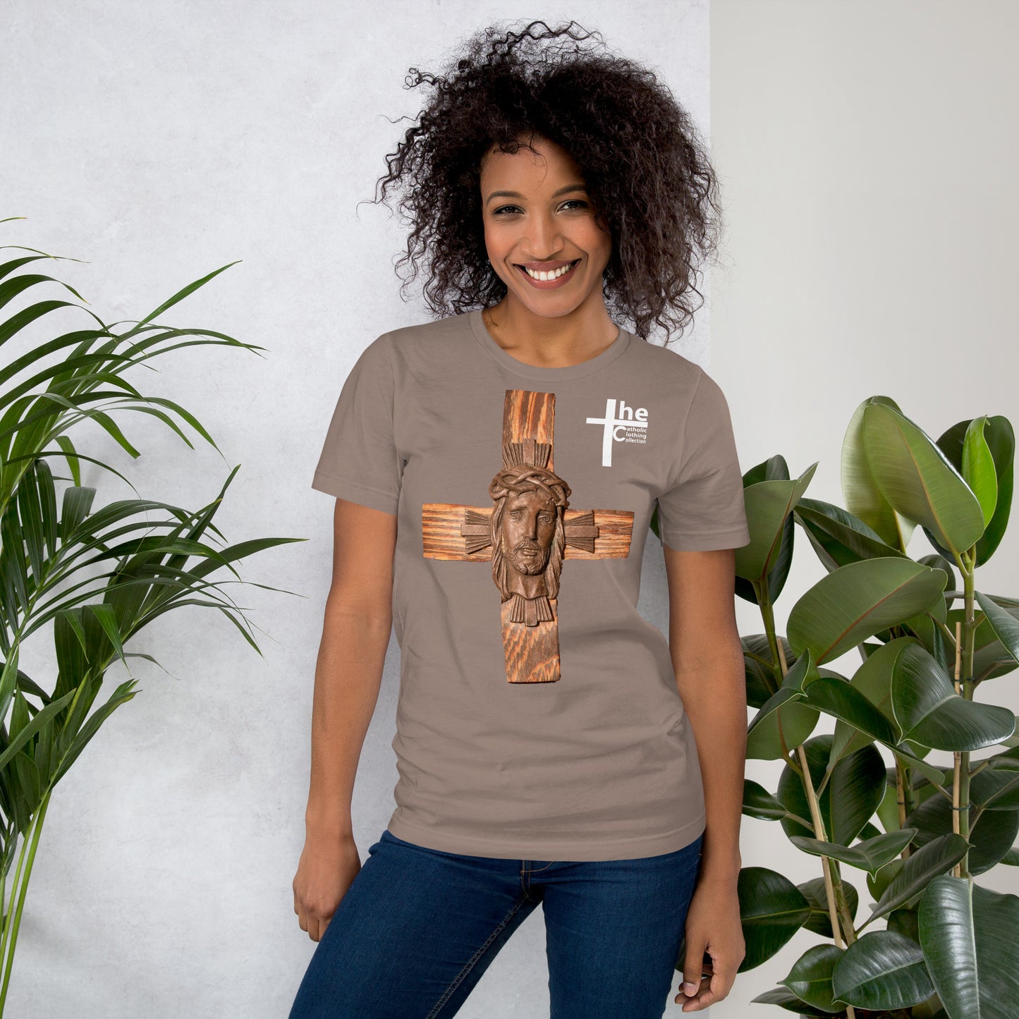 Face of Jesus on Cross Women's  t-Shirt