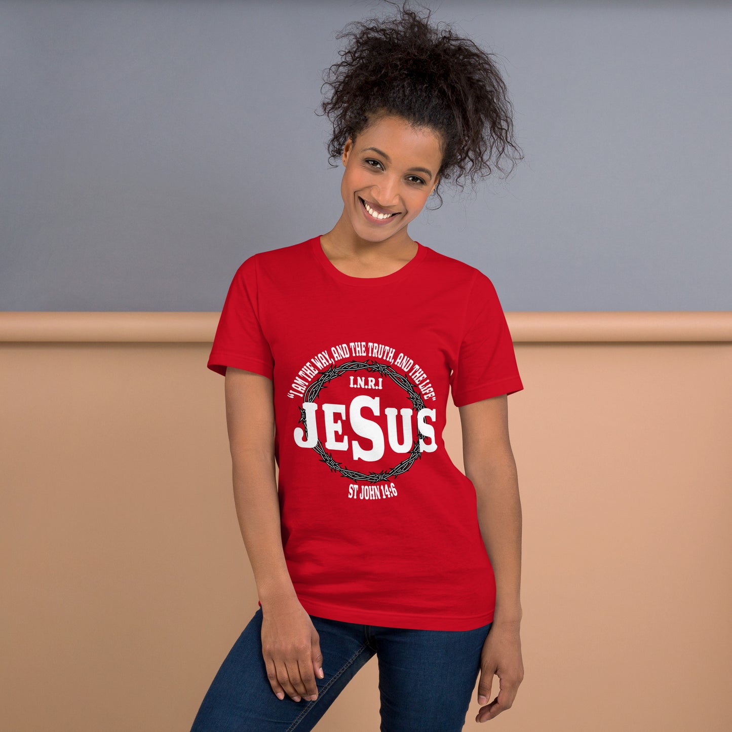 Jesus the Way, Truth and Light Women's Christian t-Shirt