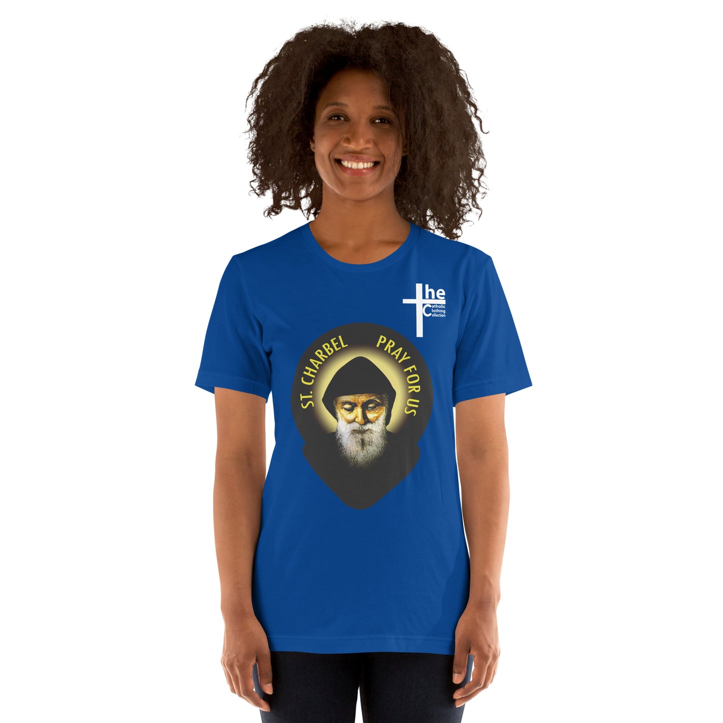 St Charbel Pray For Us Women's t-Shirt