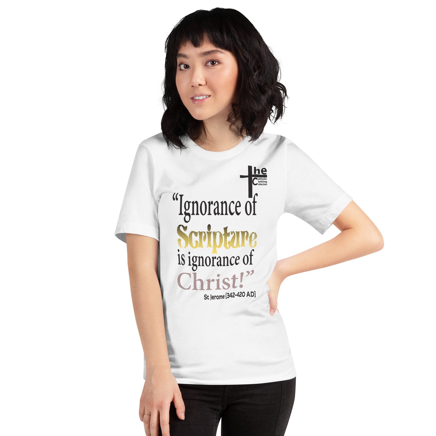 Ignorance of Scripture St Jerome Women's t-Shirt