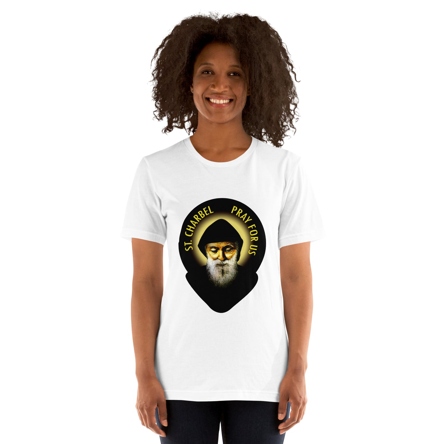 St Charbel Pray For Us Women's t-Shirt