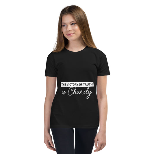 The Victory of Truth is Charity Children's Christian t-Shirt