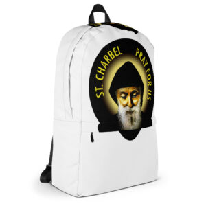 st charbel pray for us backpack