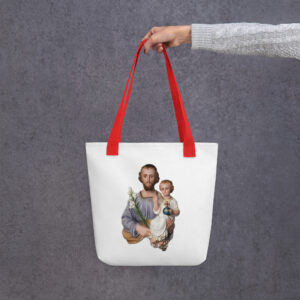 st joseph tote bag