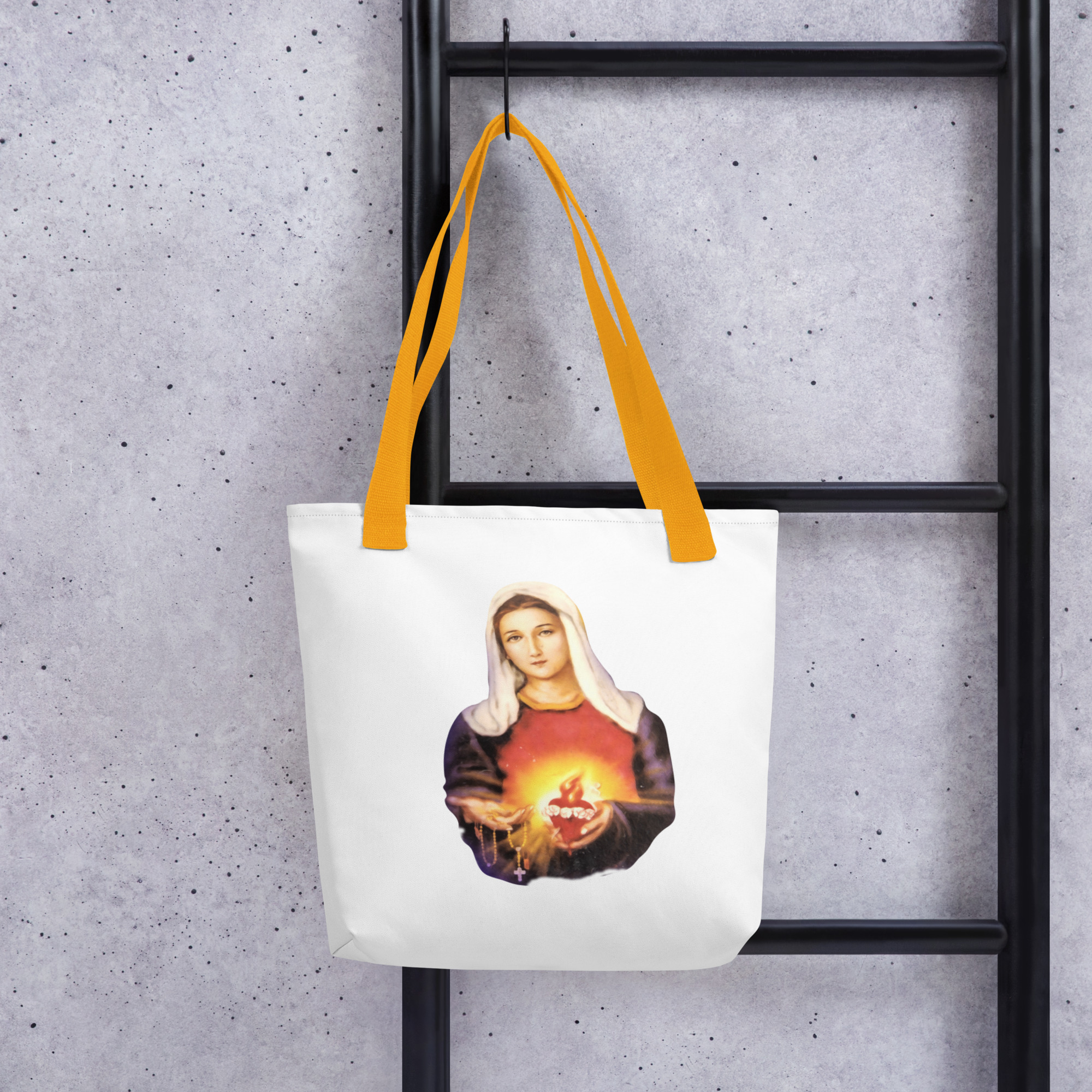 sacred heart of jesus | immaculate heart of mary tote bag sacred heart of jesus | immaculate heart of mary tote bag