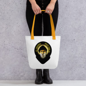 st charbel pray for us tote bag