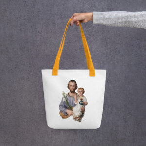 st joseph tote bag