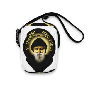 st charbel pray for us utility crossbody bag