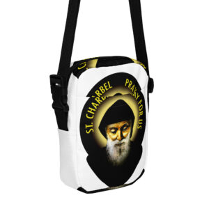 st charbel pray for us utility crossbody bag