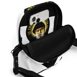 st charbel pray for us utility crossbody bag